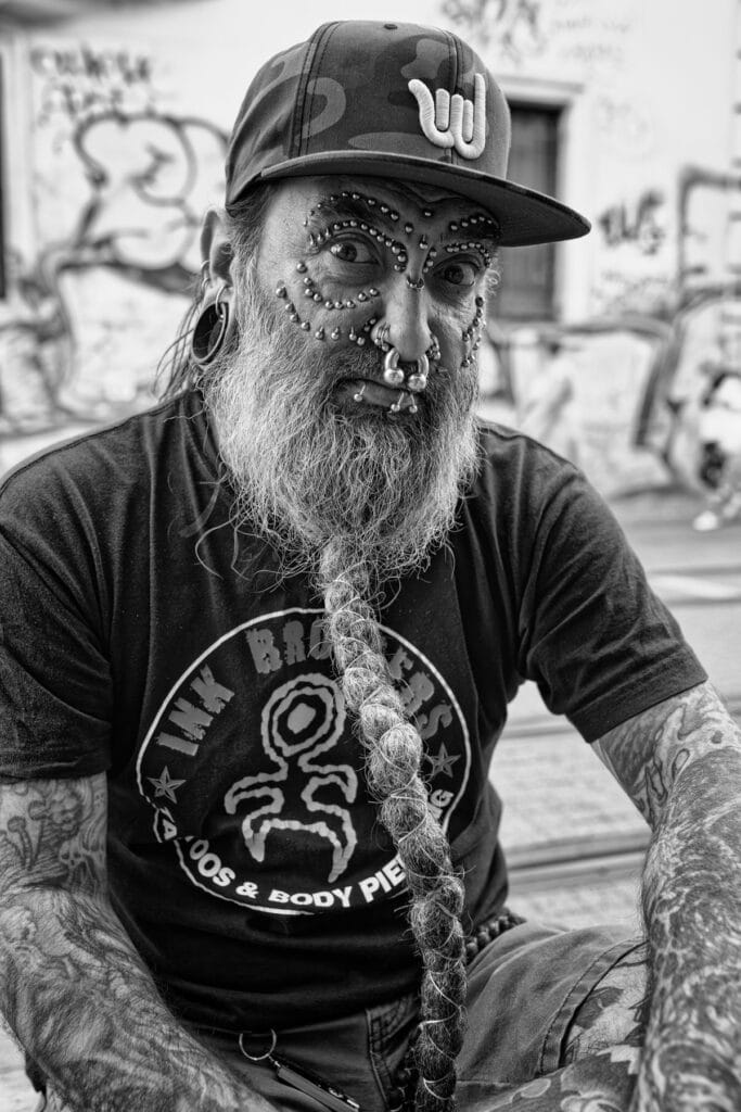 Street Portrait - Tattoo Artist